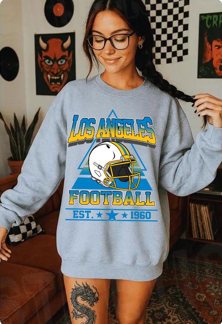 Vintage style Los Angeles Football sweatshirt, Football shirt,Los Angeles football Crewneck tshirt, Game day Football,American football tee