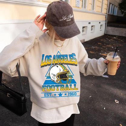 Vintage style Los Angeles Football sweatshirt, Football shirt,Los Angeles football Crewneck tshirt, Game day Football,American football tee