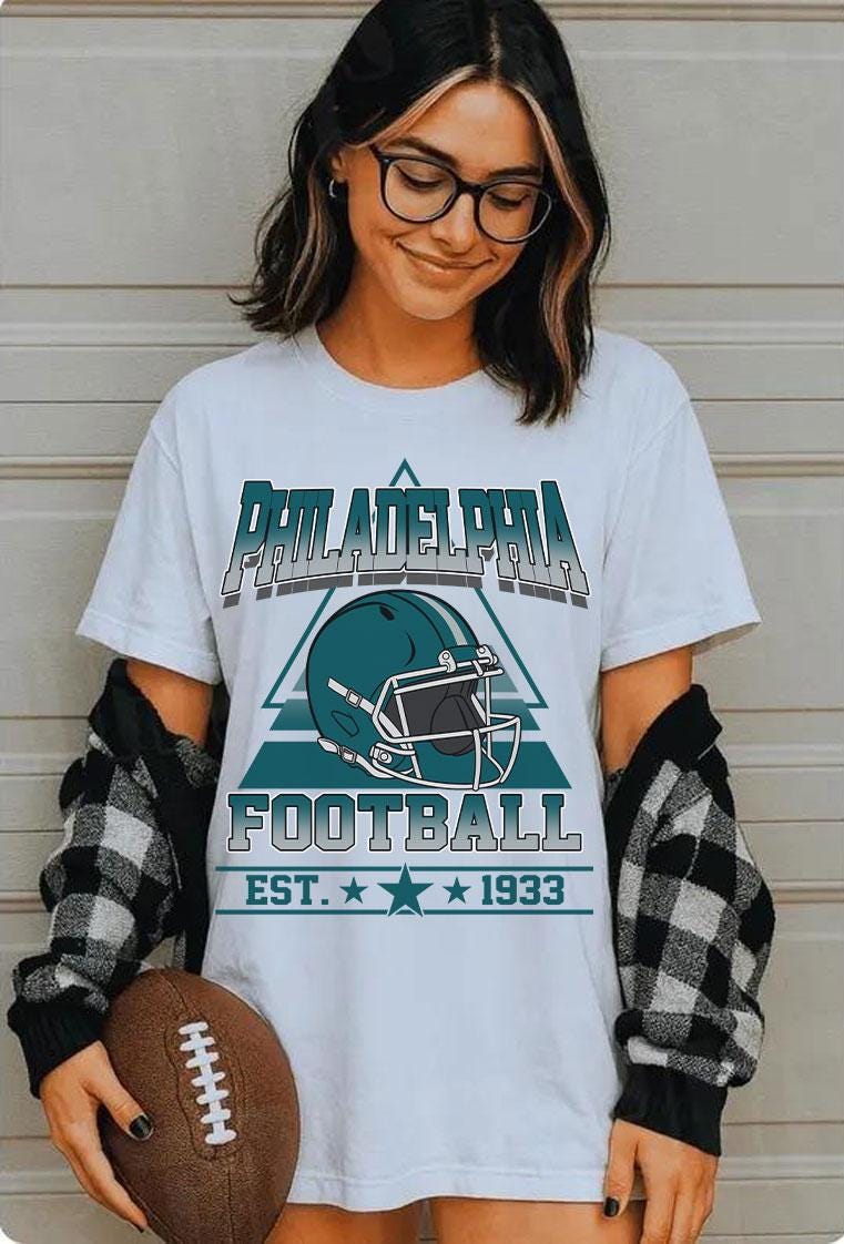 Vintage style Philadelphia Football sweatshirt, Football shirt,Philadelphia football Crewneck tshirt,Game day Football,American football tee