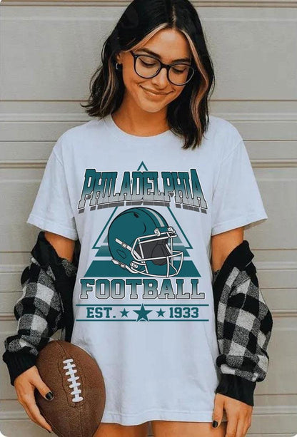 Vintage style Philadelphia Football sweatshirt, Football shirt,Philadelphia football Crewneck tshirt,Game day Football,American football tee