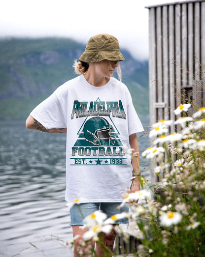Vintage style Philadelphia Football sweatshirt, Football shirt,Philadelphia football Crewneck tshirt,Game day Football,American football tee