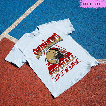 Vintage style San Francisco Football sweatshirt,Football shirt, San Francisco football Crewneck , Game day Football,American football tee