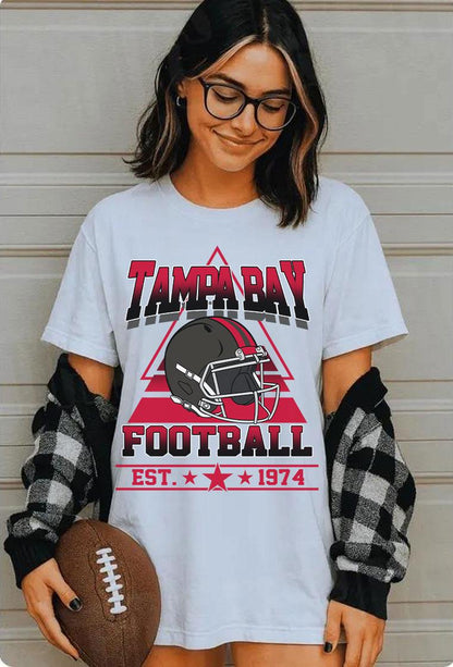 Vintage style Tampa Bay Football sweatshirt, Football shirt, Tampa Bay football Crewneck tshirt, Game day Football,American football tee