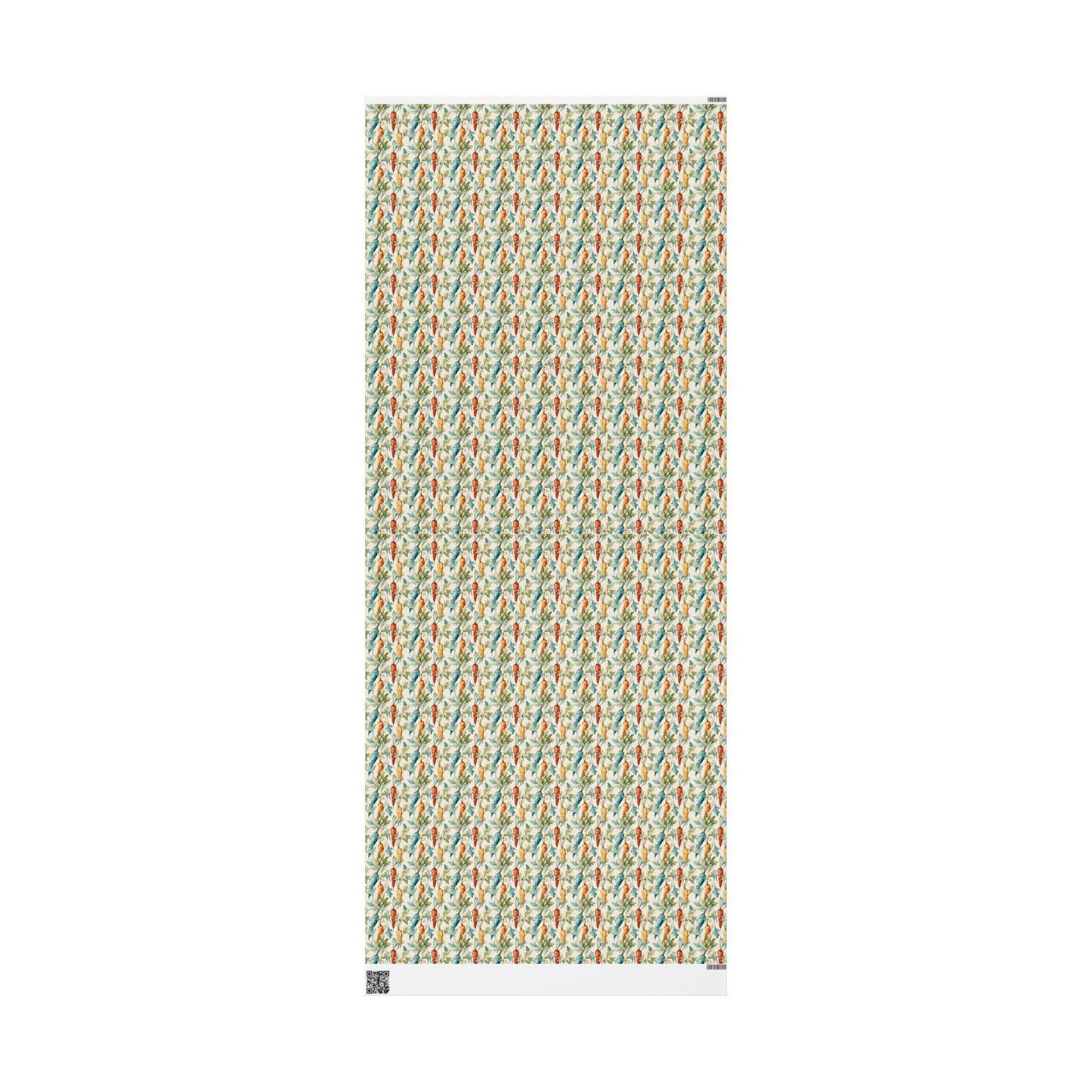 Farmers Market Wrapping Paper Roll Farm Fresh Carrots Rustic Country Farmhouse Eco Friendly Organic Kitchen Gift Wrap #60