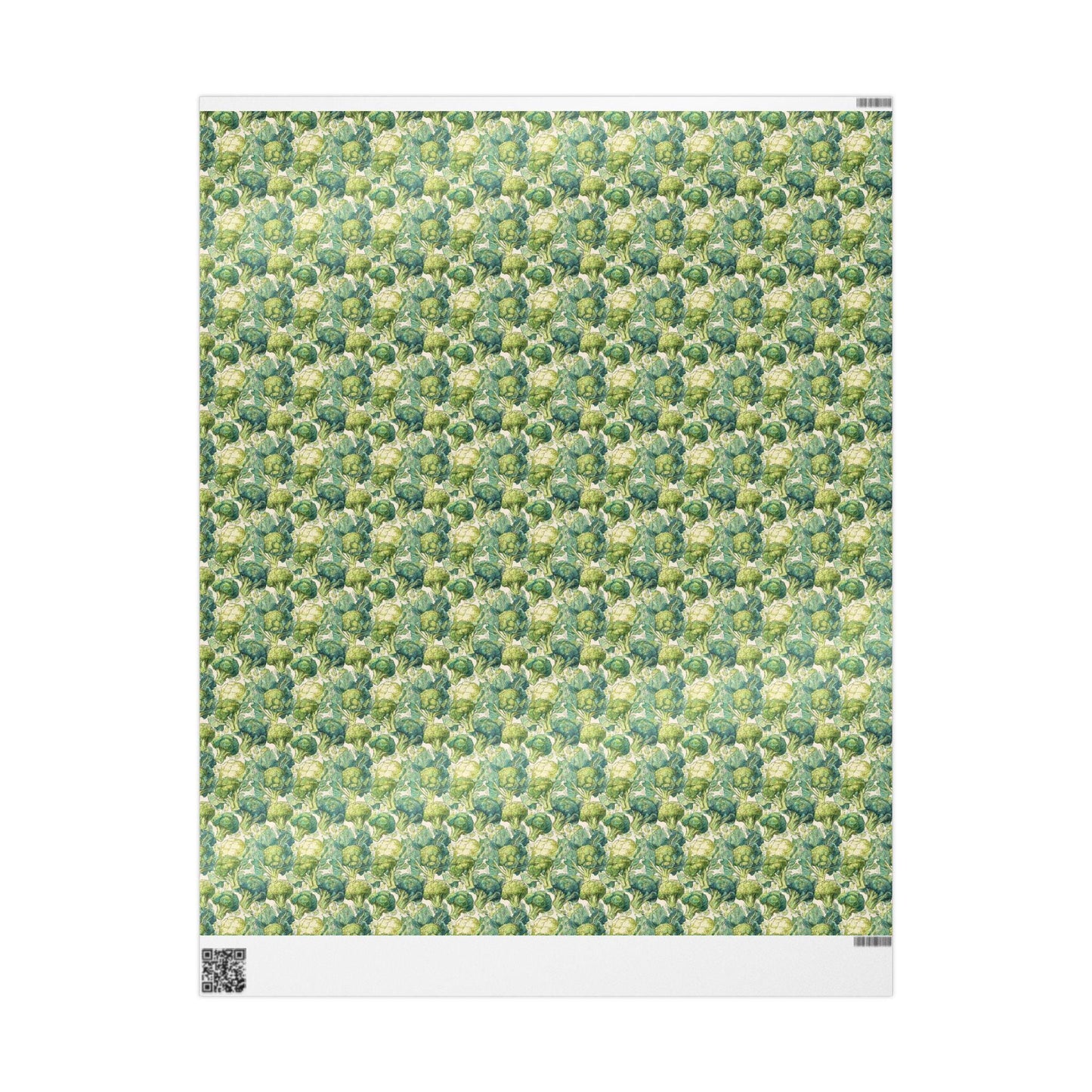 Farmers Market Wrapping Paper Roll Rustic Farmhouse Broccoli Illustration Eco Friendly Cou-3a20-422f-a288-526d113001cc_1_wrapping_paper_fill