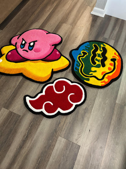 Custom Tufted Rug: Handmade Acrylic Design, Anime & Logo