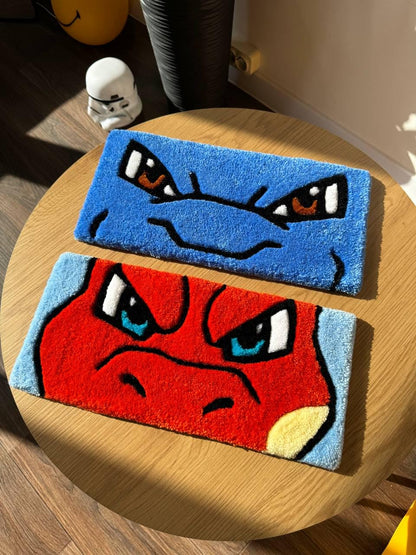 Anime Keyboard rug Keyboard tufted rugs Custom rug Fluffy Rug Keyboard mat  handmade rug desk rug Gaming room decor tapis keyboard desk rug