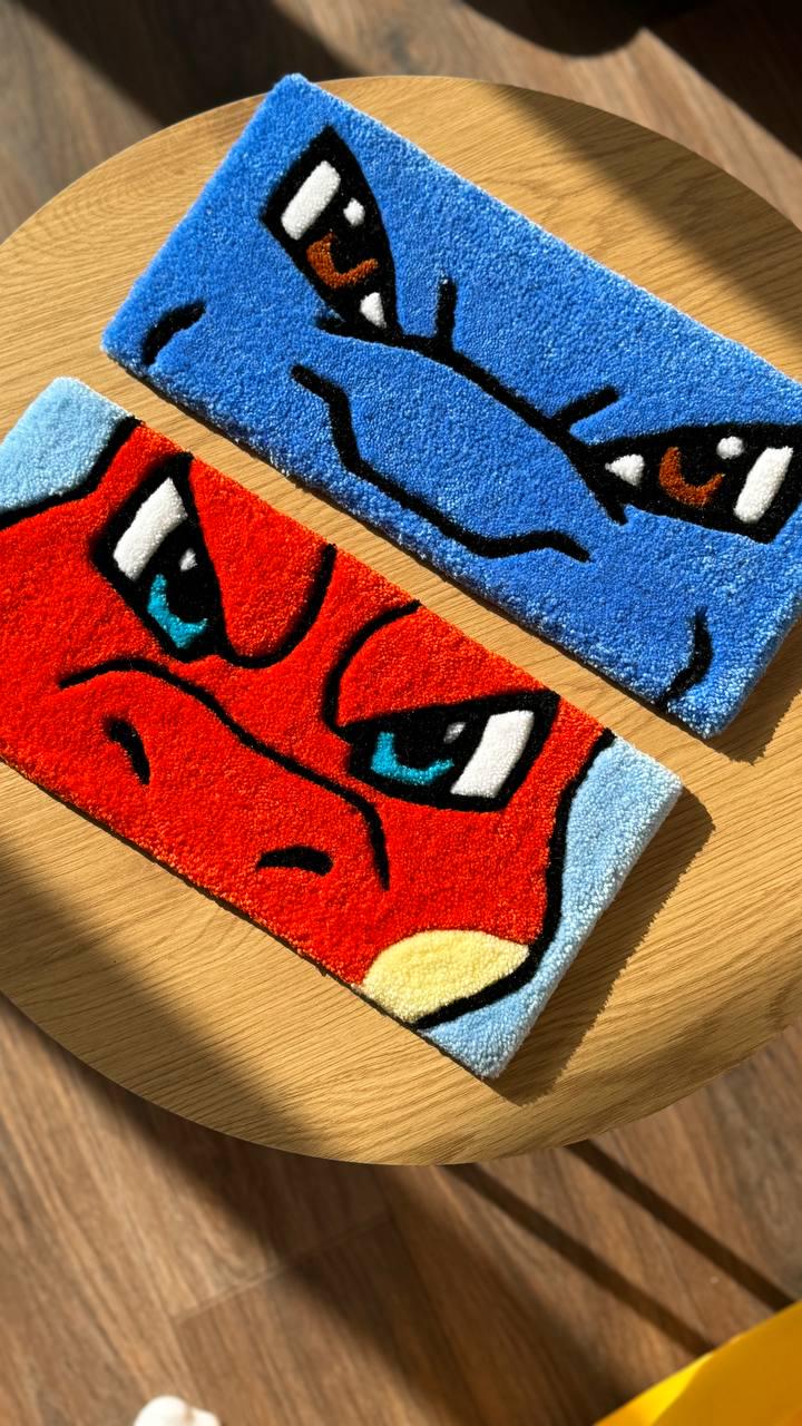 Anime Keyboard rug Keyboard tufted rugs Custom rug Fluffy Rug Keyboard mat  handmade rug desk rug Gaming room decor tapis keyboard desk rug