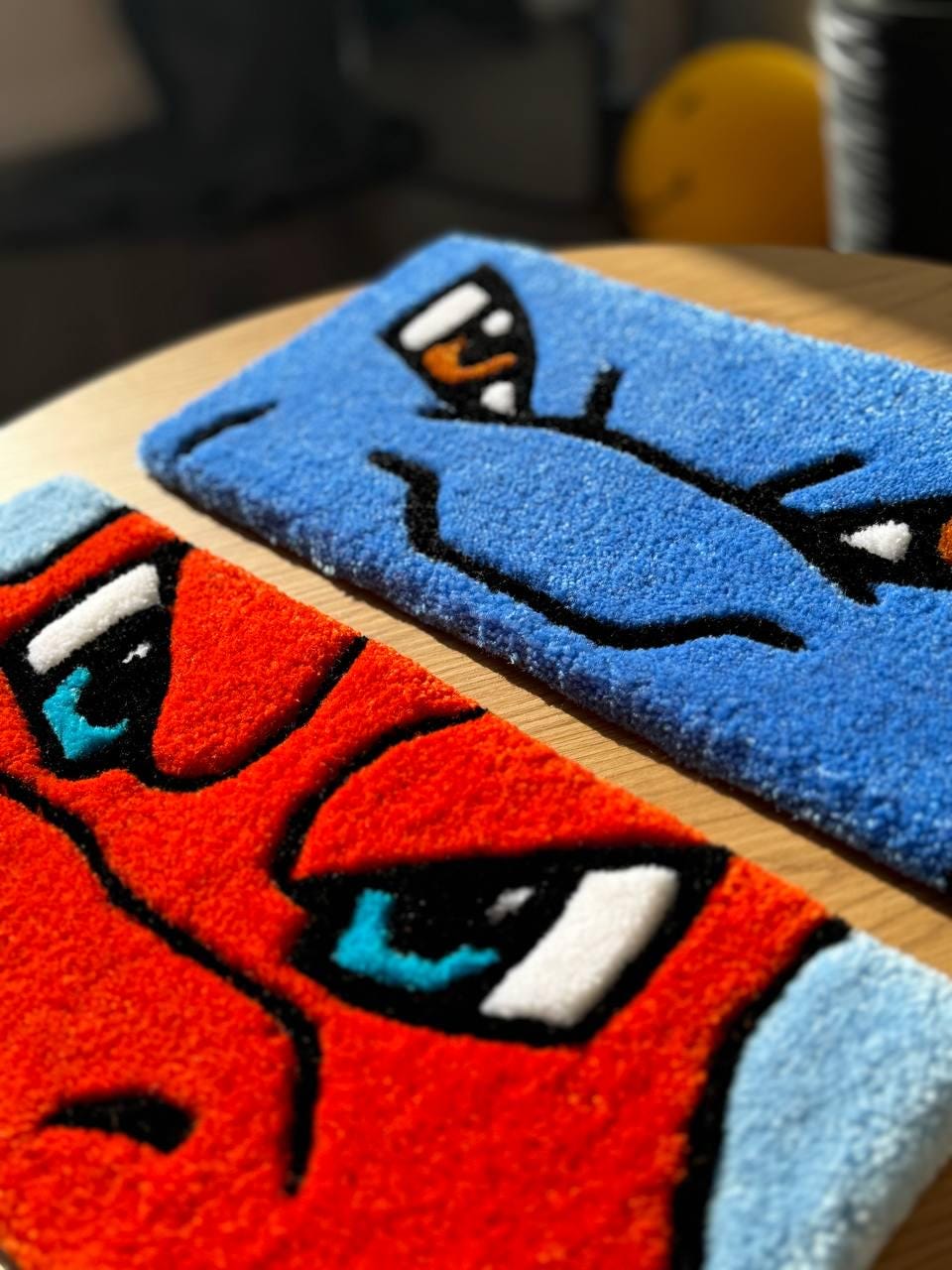 Anime Keyboard rug Keyboard tufted rugs Custom rug Fluffy Rug Keyboard mat  handmade rug desk rug Gaming room decor tapis keyboard desk rug