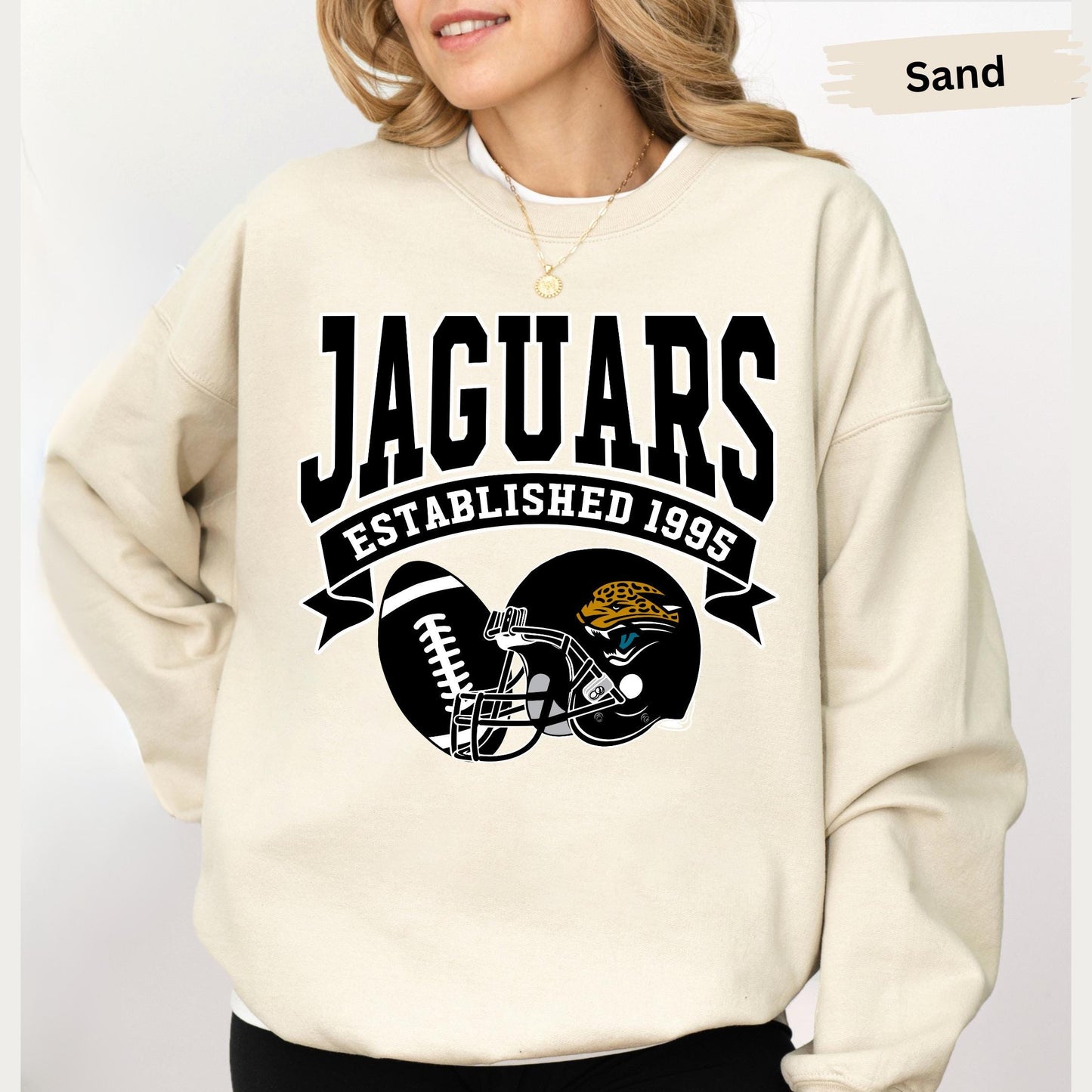 Retro Jaguars Football Sweatshirt: Game Day Fan Gear