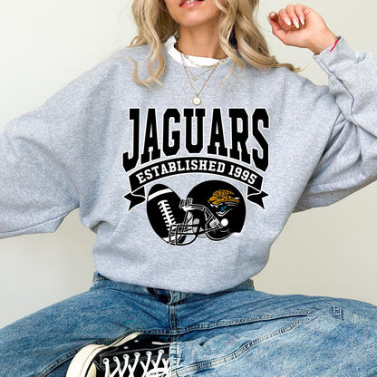 Retro Jaguars Football Sweatshirt: Game Day Fan Gear