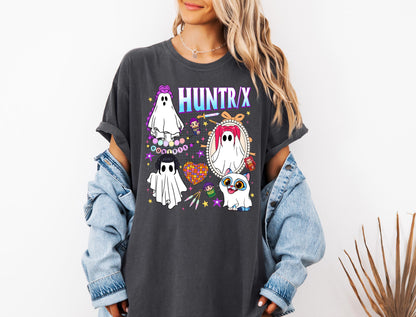 Kpop Huntrix Halloween Shirt, Kpop Demon Hunters Shirt, Huntrix Girl TShirt, Kpop idol Group Shirt, Demon Hunter Merch, Gift For Huntrix Fan