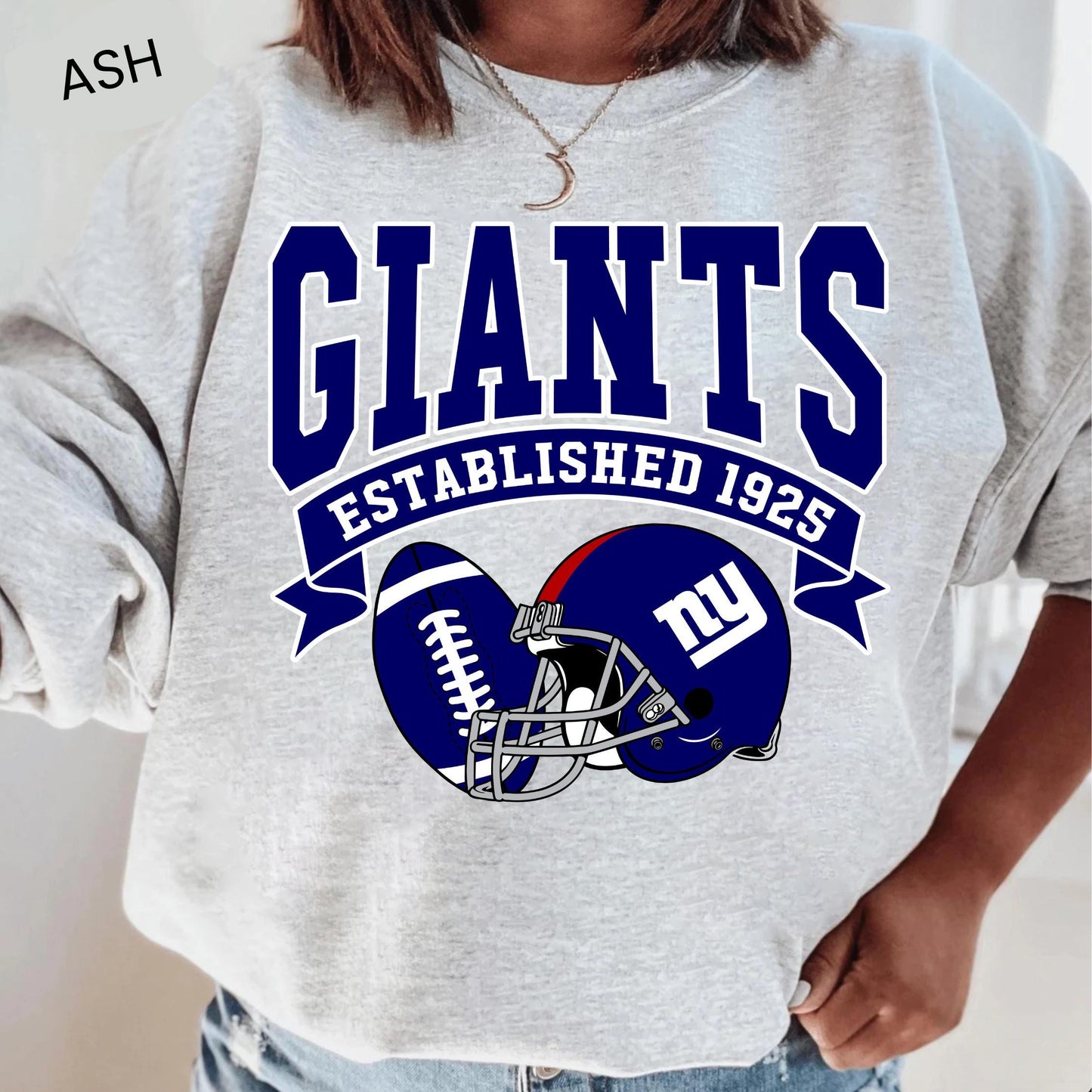 Vintage 90s NY Giants Sweatshirt: Retro Football Sweater
