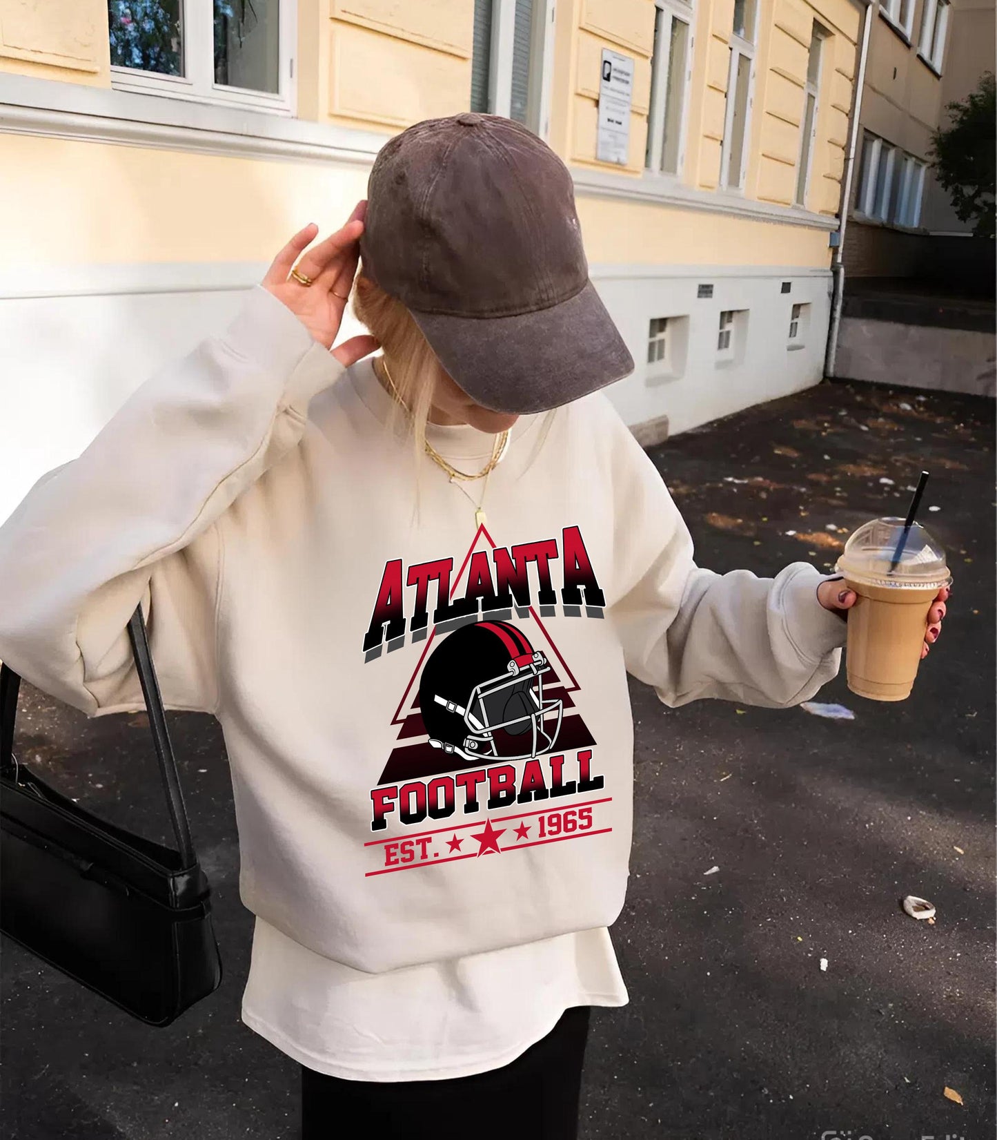 Atlanta Football Sweatshirt,Atlanta Game Day Shirt,Atlanta Shirt,Sunday Football Shirt,Trendy Atlanta Football Fan Shirt