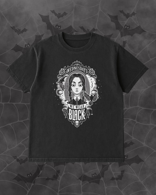 Halloween Shirt, Horror Movies, Wednesday, Oversized, Unisex Comfort Colors,  Halloween Ghost, Gifts for Halloween, Fall Shirt, fun gifts