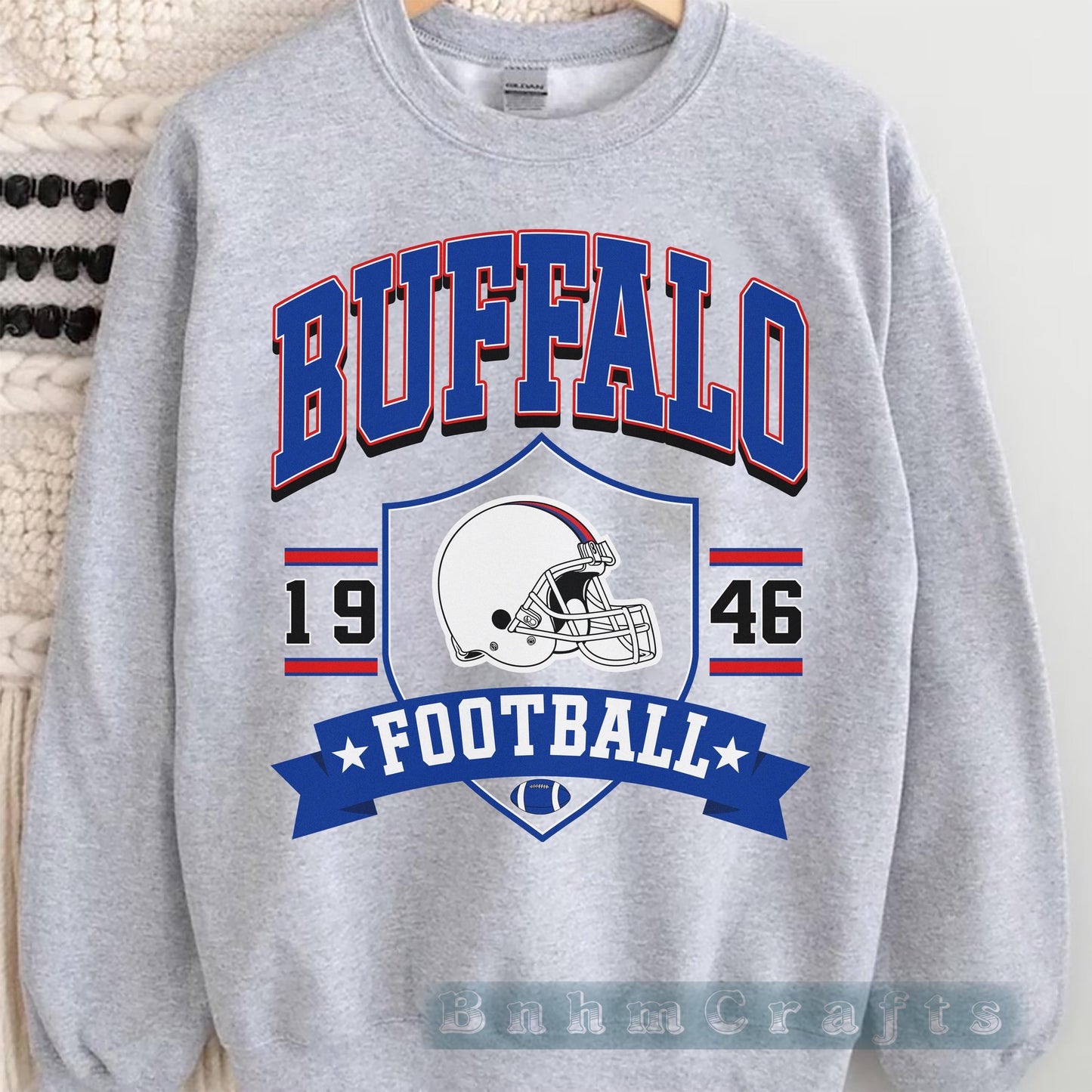 Retro Buffalo Football Shirt, Buffalo Fan Sweatshirt, Game Day Shirt, Buffalo Football Fan Shirt, New York Sweatshirt