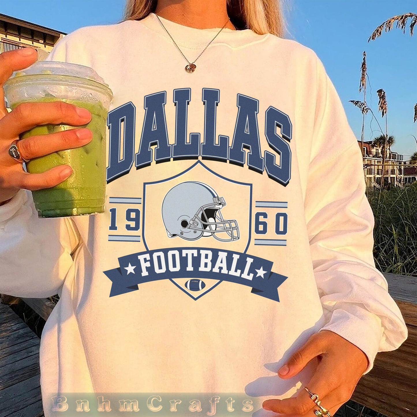 Dallas Football Vintage 90s Style Sweatshirt, Dallas Football Shirt, Sunday Football Shirt, Retro Dallas Crewneck Sweatshirt, Game Day Shirt