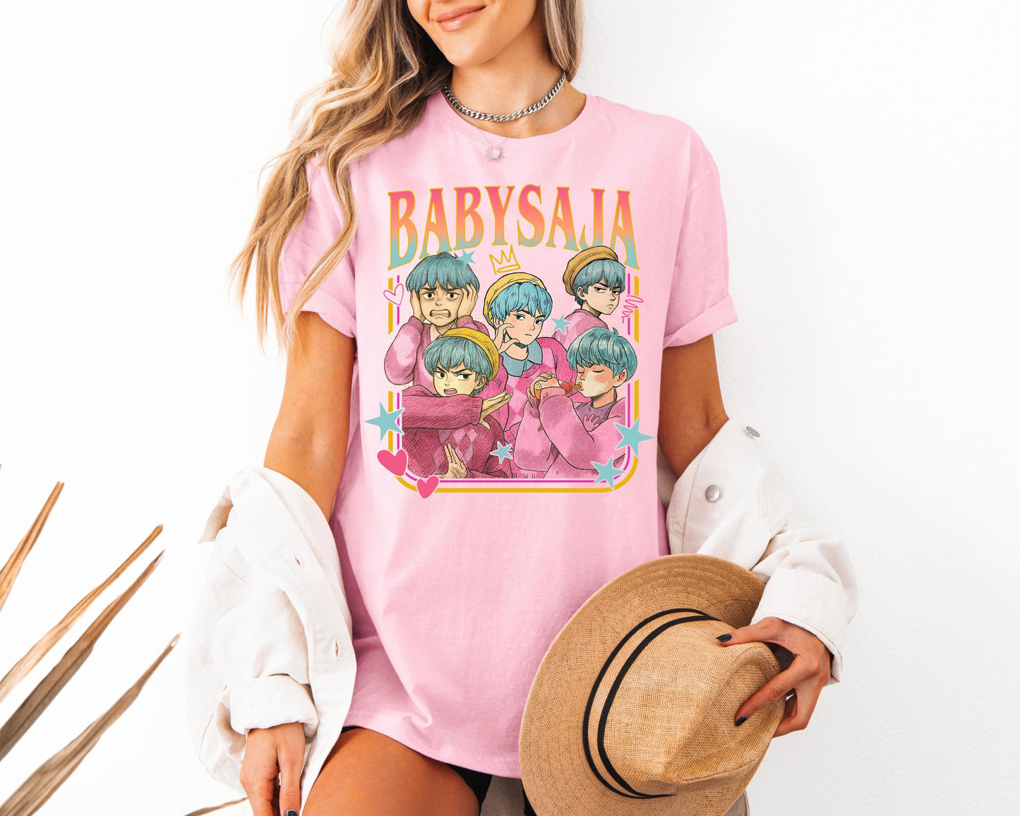Saja Boys Baby Saja Shirt, Kpop Demon Hunters Movie Tee, Retro Bootleg Style Graphic T-Shirt, Vintage Fan Merch Gift for Her