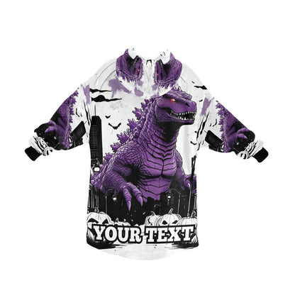Godzilla Kids Hoodie Blanket Personalized