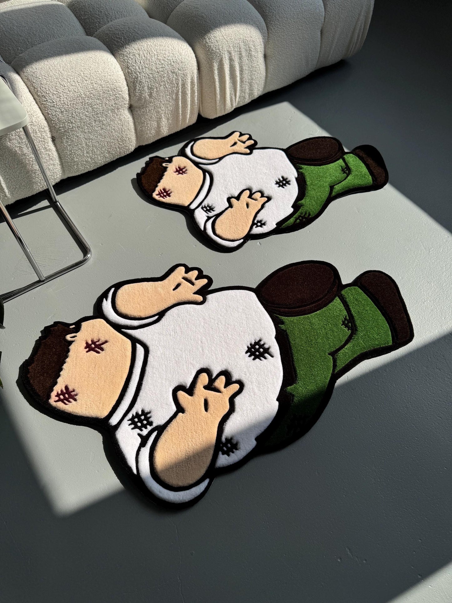 Custom Griffin Rug: Handmade Cartoon Tufted Carpet