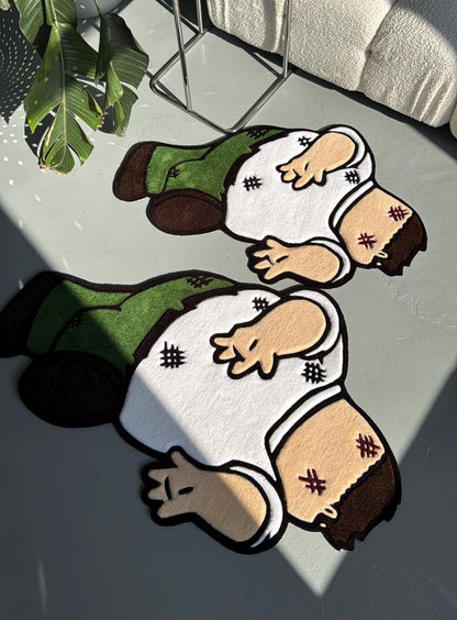 Custom Griffin Rug: Handmade Cartoon Tufted Carpet