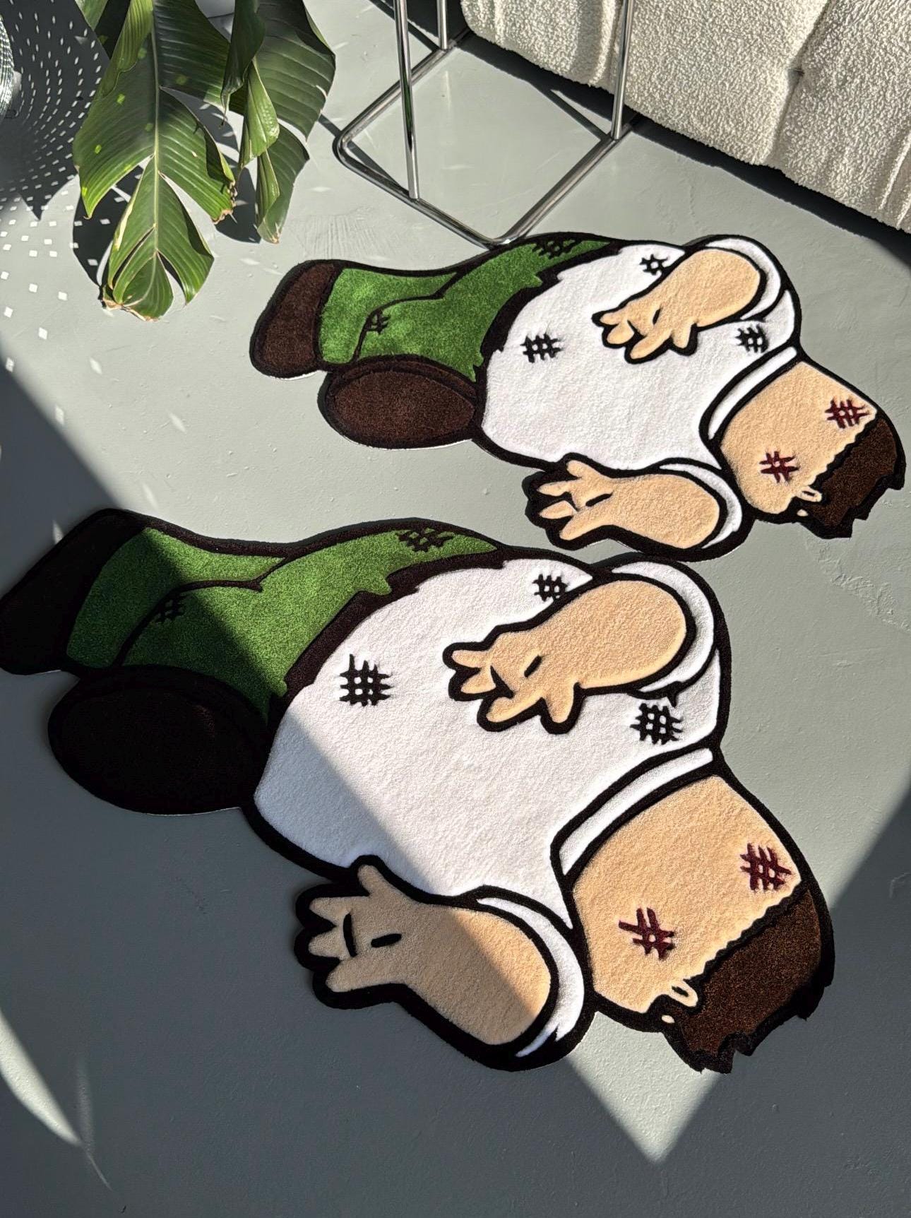 Custom Griffin Rug: Handmade Cartoon Tufted Carpet