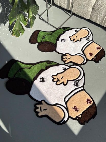 Custom Griffin Rug: Handmade Cartoon Tufted Carpet