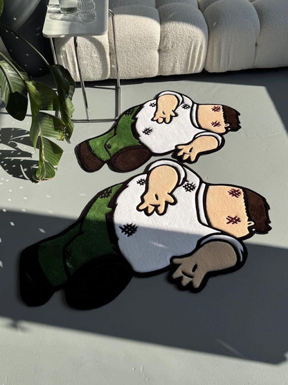 Custom Griffin Rug: Handmade Cartoon Tufted Carpet