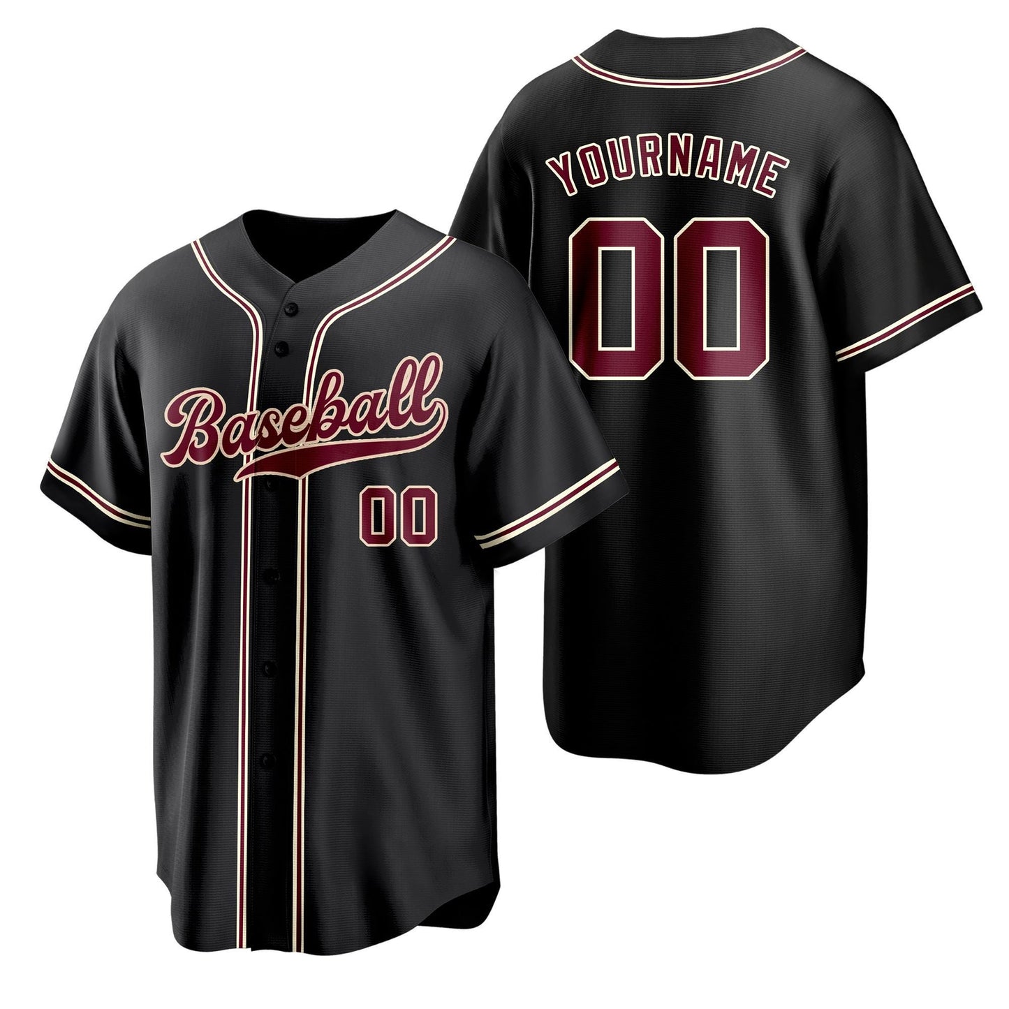 Custom Baseball Jersey, Stitched Personalized Name Baseball Shirts Team Uniform Breathable Design Suitable for Men Women Youth and Gift
