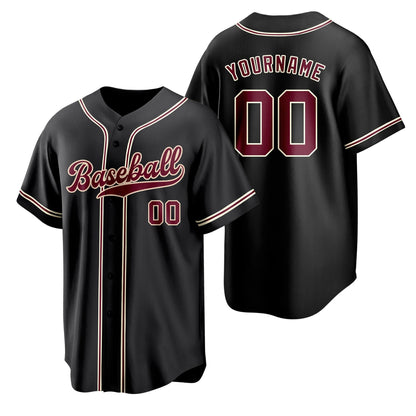 Custom Baseball Jersey, Stitched Personalized Name Baseball Shirts Team Uniform Breathable Design Suitable for Men Women Youth and Gift