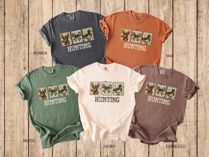 Comfort Colors® Hunting Season Shirt, Hunting Wife Shirt, Hunting camo bow Shirt, Sports Wife Shirt, Hunting Mom Shirt, Hunting Family Tee