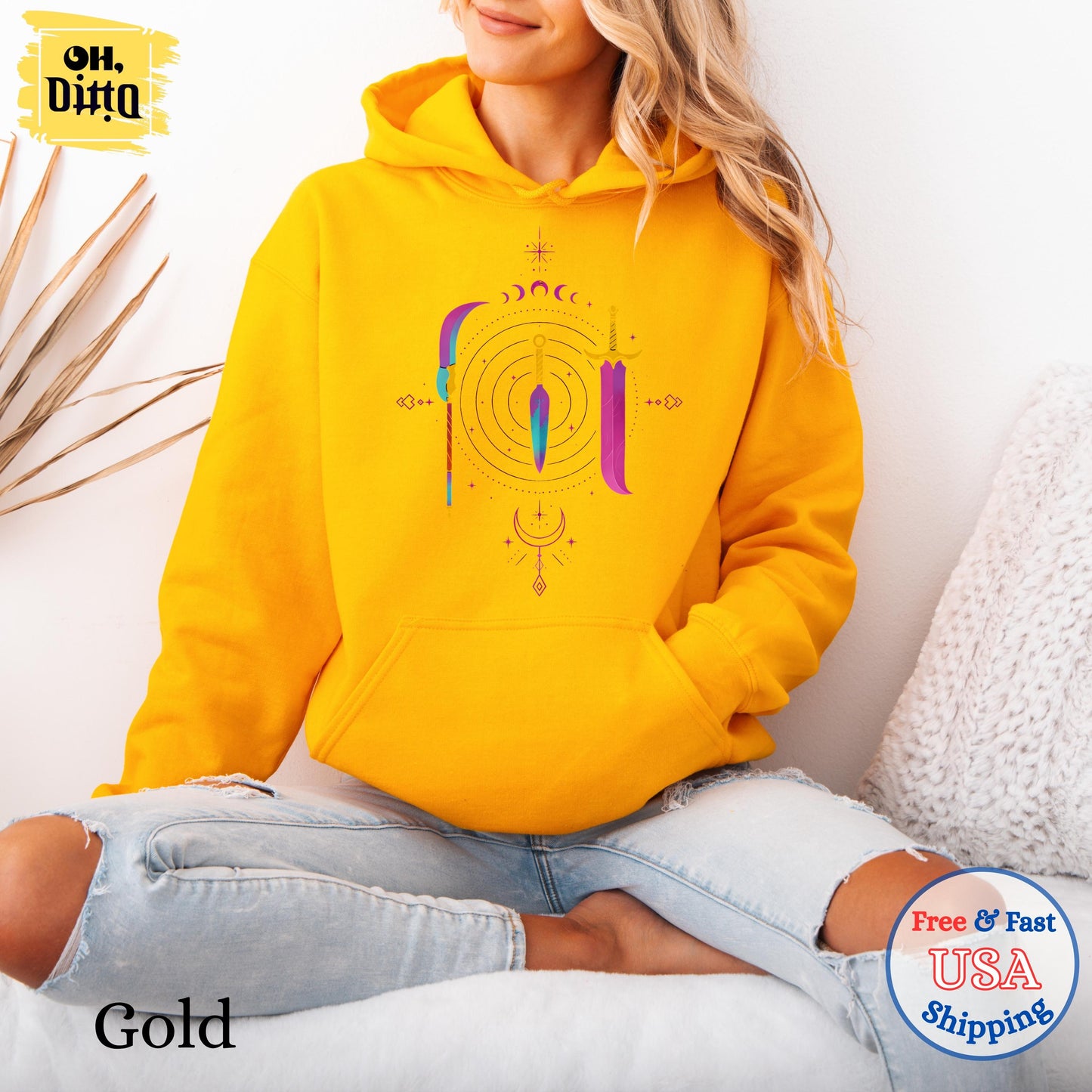 Kpop Demon Hunters Sweatshirt, Kpop Huntrix Weapon Hoodie, Gift for Woman, Jinu Manga, Demon Hunter Merch, Kpop Hoodie