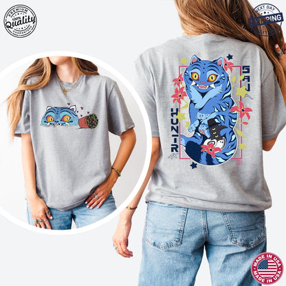 Kpop Demon Hunter Tiger Sweatshirt, Anime Hoodie, Hunter Fan Gift, Fantasy Tiger Sweatshirt, Anime Lover Gift, Cool Otaku Top Shirts