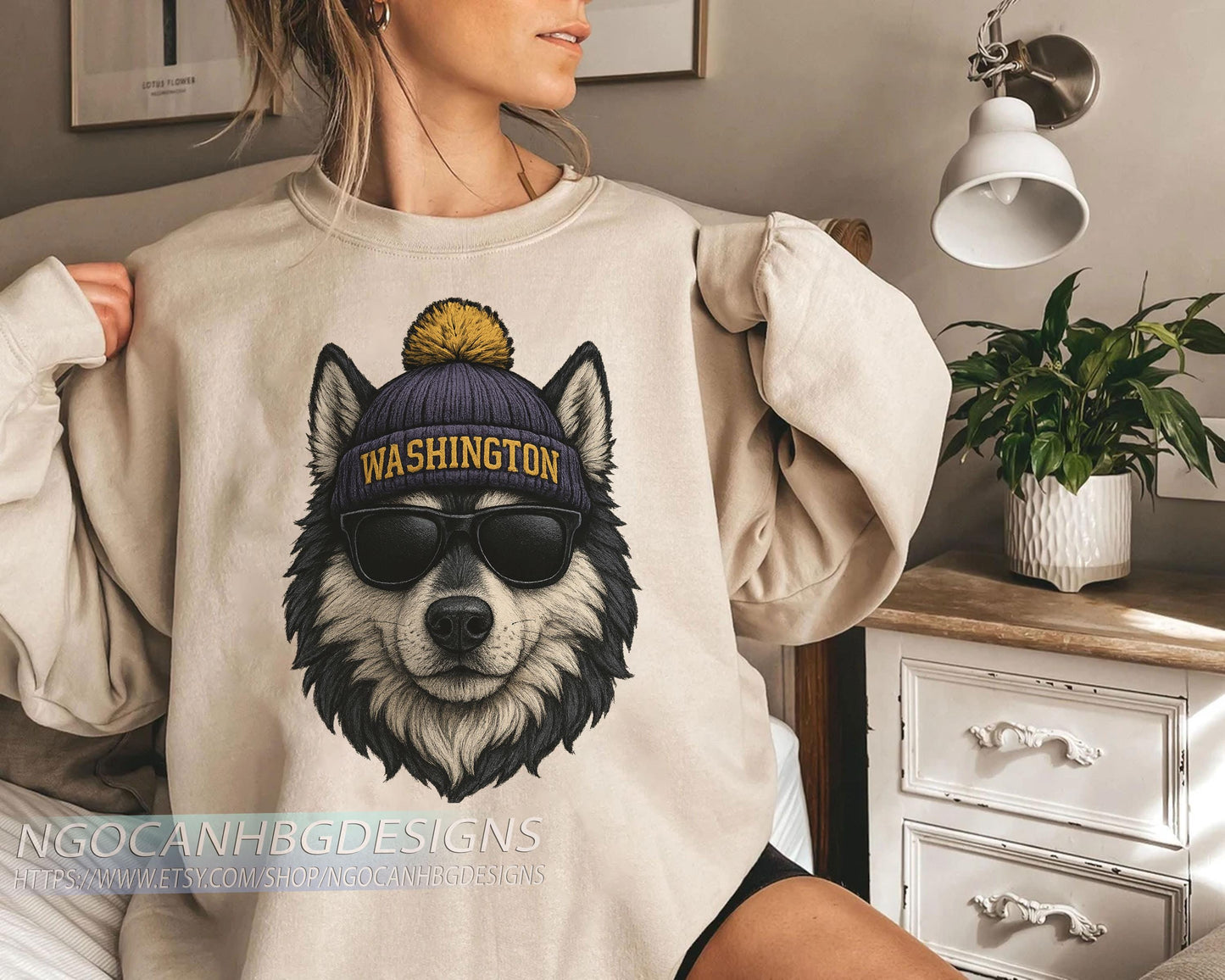 Retro Washington Football Style Sweatshirt, Washington Crewneck Commander Shirt, Washington Fan Gift, Sunday Football Shirt, Game Day
