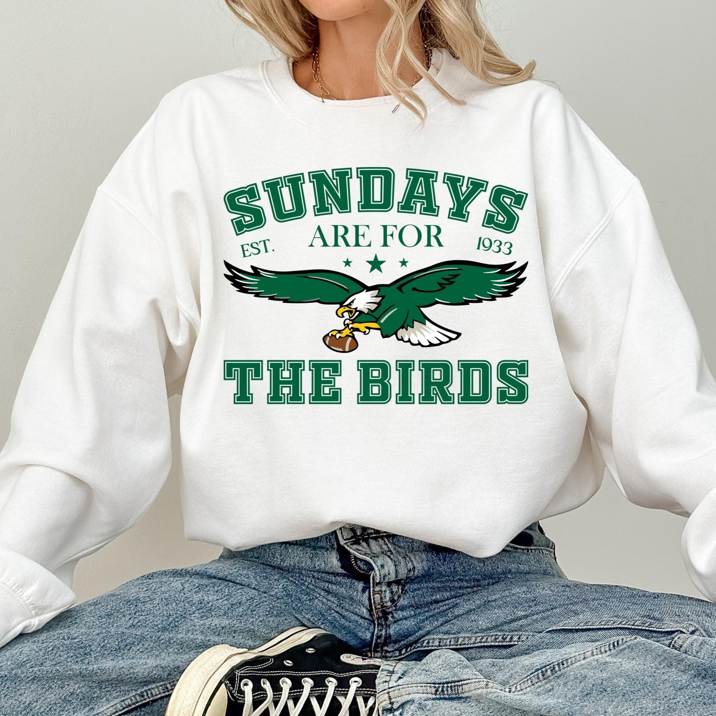 Sundays Are For The Birds Sweatshirt: Philly Football, Eagles Sport Gear