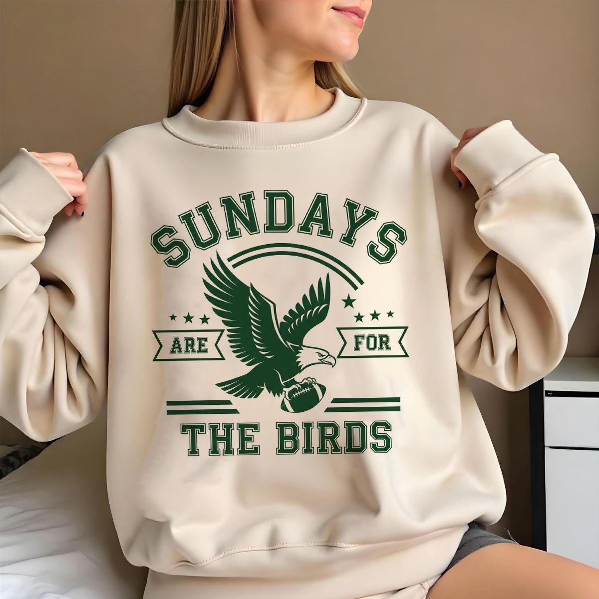 Philadelphia Football Sweatshirt, Philadelphia Hoodie and Sweatshirt, Philadelphia Fan Shirt, Sunday are for the Bird Sweatshirt