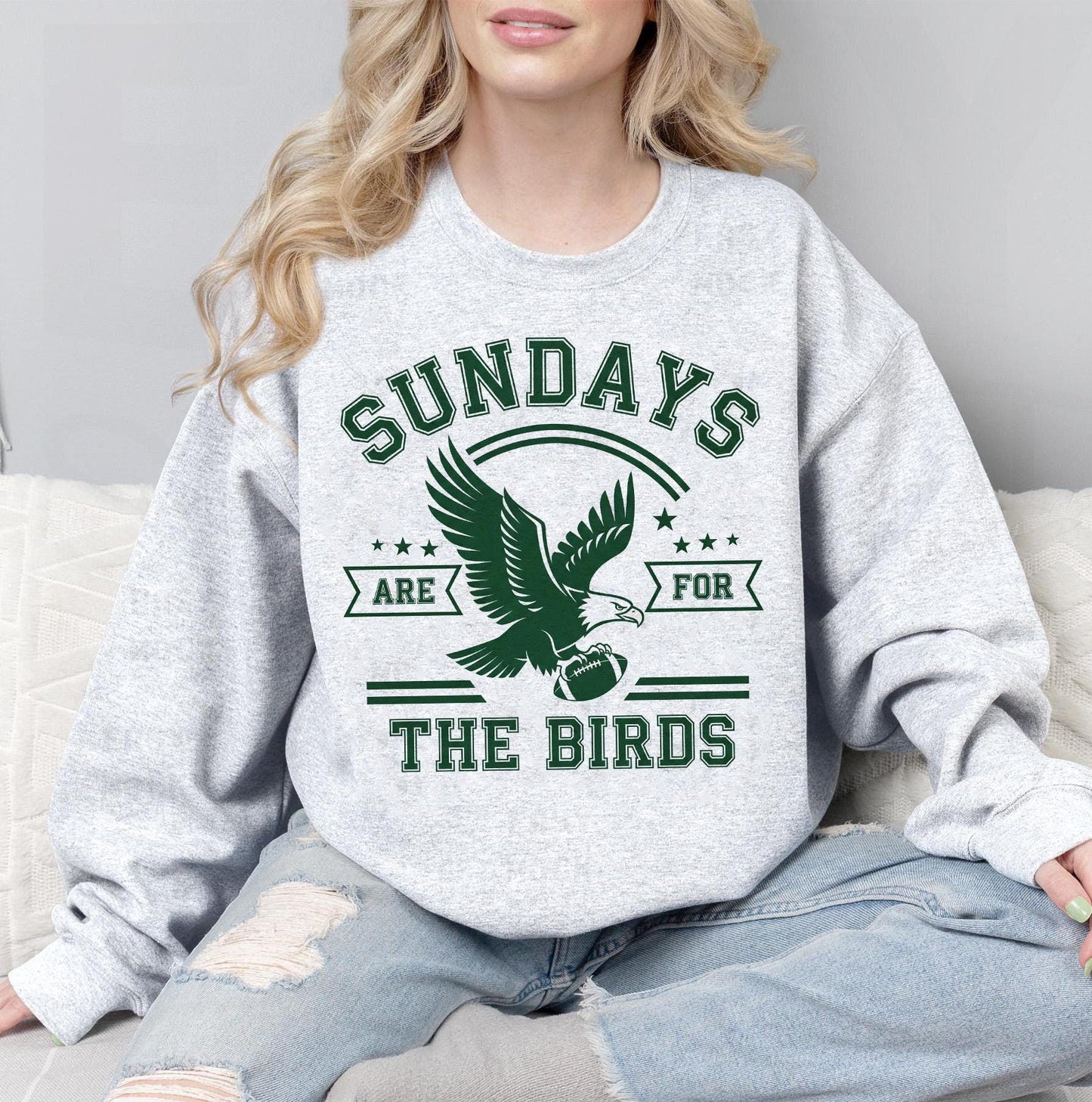 Philadelphia Football Sweatshirt, Philadelphia Hoodie and Sweatshirt, Philadelphia Fan Shirt, Sunday are for the Bird Sweatshirt