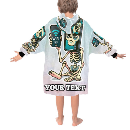 Pot Hotspot Kids Hoodie Blanket Hooded Blankets Brainrot Personalized Gift Brainrots