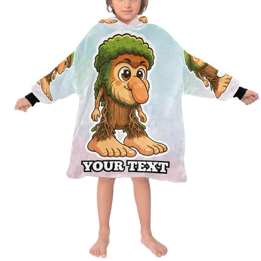 Brr Brr Patapim Kids Hoodie Blanket Hooded Blankets Brainrot Personalized Gift Brainrots