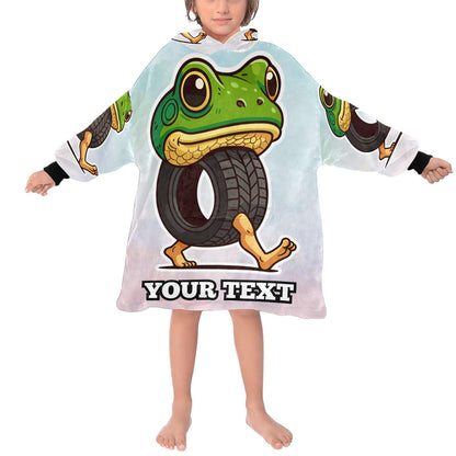 Boneca Ambalabu Kids Hoodie Blanket Hooded Blankets Brainrot Personalized Gift Brainrots