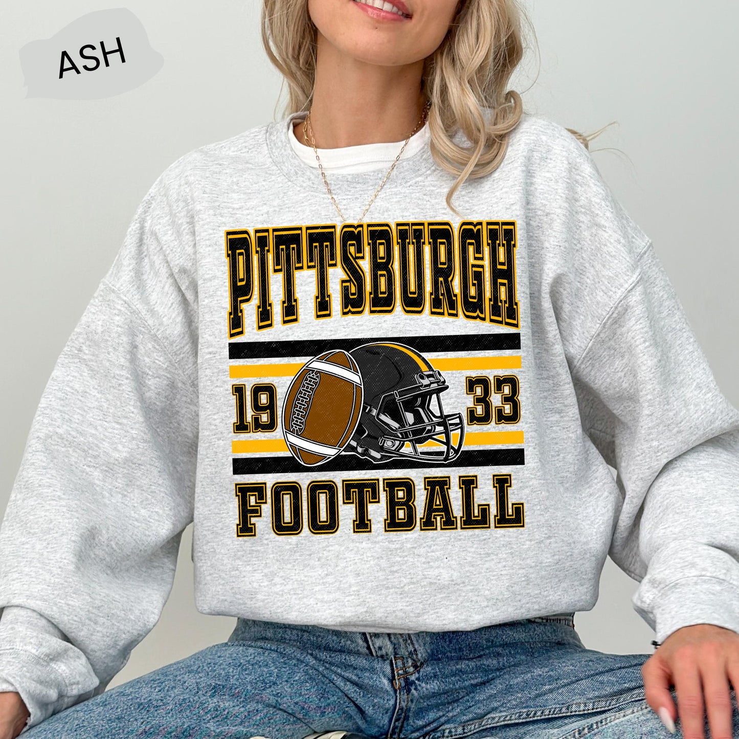 Pittsburgh Football Sweatshirt, Trendy Football Game Day Shirt, Popular Woman Sports Gear, Pittsburgh Football Tee For Kids