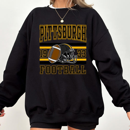 Pittsburgh Football Sweatshirt, Trendy Football Game Day Shirt, Popular Woman Sports Gear, Pittsburgh Football Tee For Kids
