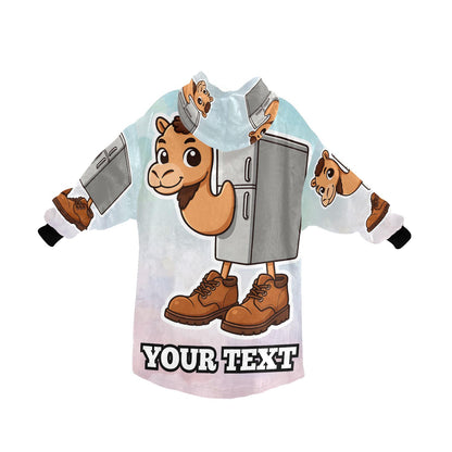 Frigo Camelo Kids Hoodie Blanket Hooded Blankets Brainrot Personalized Gift Brainrots
