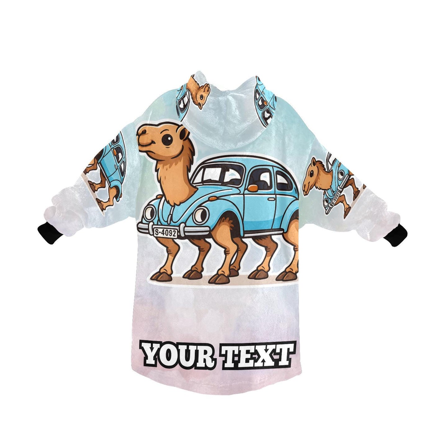 Tracotucotulu Delapeladustuz Kids Hoodie Blanket Hooded Blankets Brainrot Personalized Gift