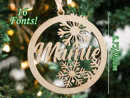 Personalized Christmas Tree Ornaments,Custom Christmas Ornaments with name,Christmas Baubles,Family Christmas Tree Decor,Christmas Gifts