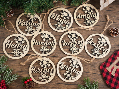 Personalized Christmas Tree Ornaments,Custom Christmas Ornaments with name,Christmas Baubles,Family Christmas Tree Decor,Christmas Gifts