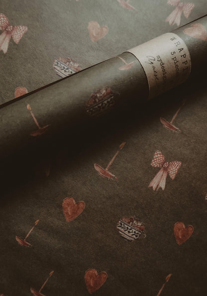 Christmas mood Wrapping paper, Christmas Gift Wrap, Recycled Christmas Wrap, recycled Christmas Gift Warp, Xmas Wrapping paper, Christmas