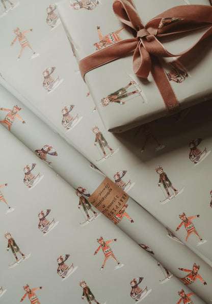Winter Joys Wrapping paper, Christmas Gift Wrap, Christmas, Christmas Gift Warp, Xmas Wrapping paper, gift paper, for Christmas present