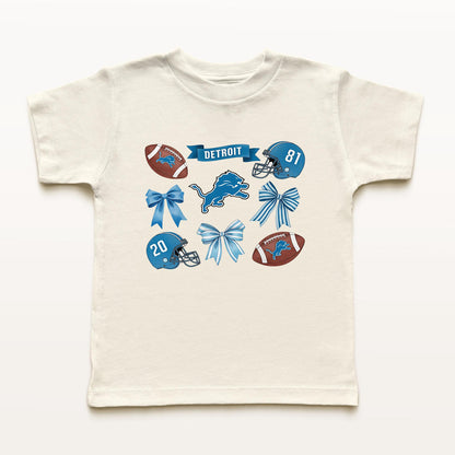 Vintage Detroit Football Sweatshirt: Mascot Game Day Tee