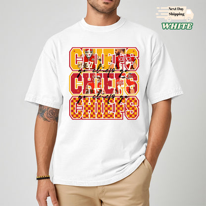 Comfort Colors KC Football Shirt: Chiefs Kingdom Apparel